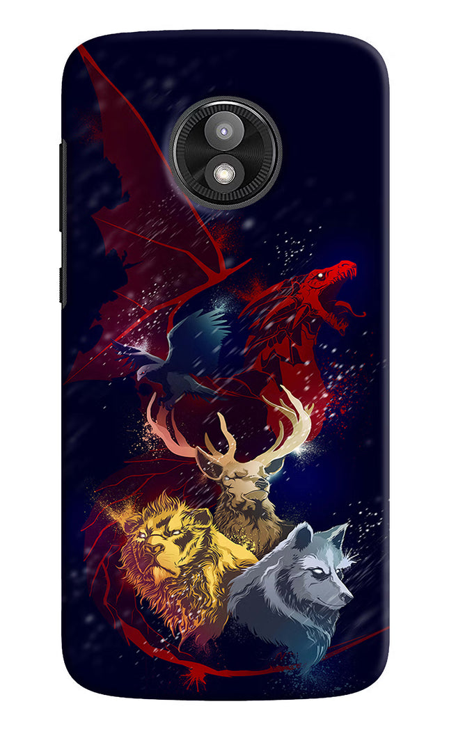 Game Of Thrones Moto E5 Play Hard Case Back Cover by Casekaro