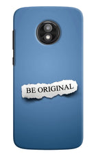 Be Original Moto E5 Play Hard Case Back Cover by Casekaro