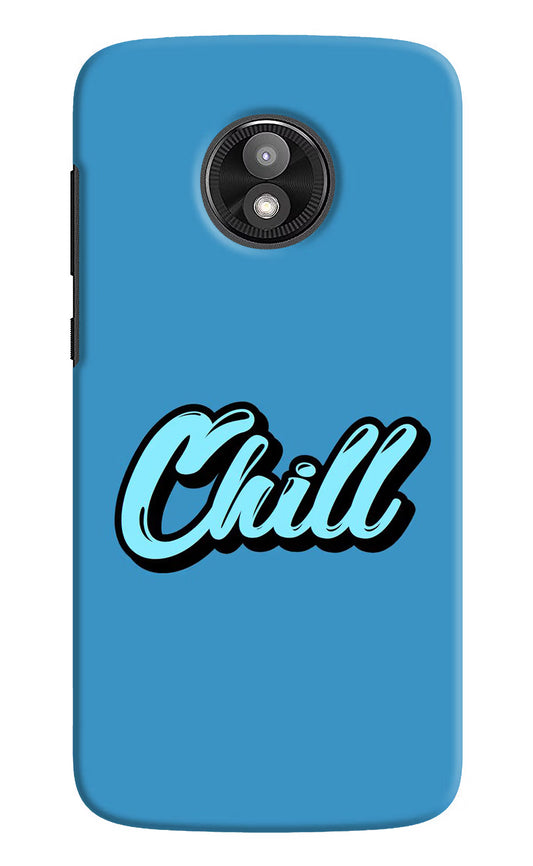 Chill Moto E5 Play Hard Case Back Cover by Casekaro
