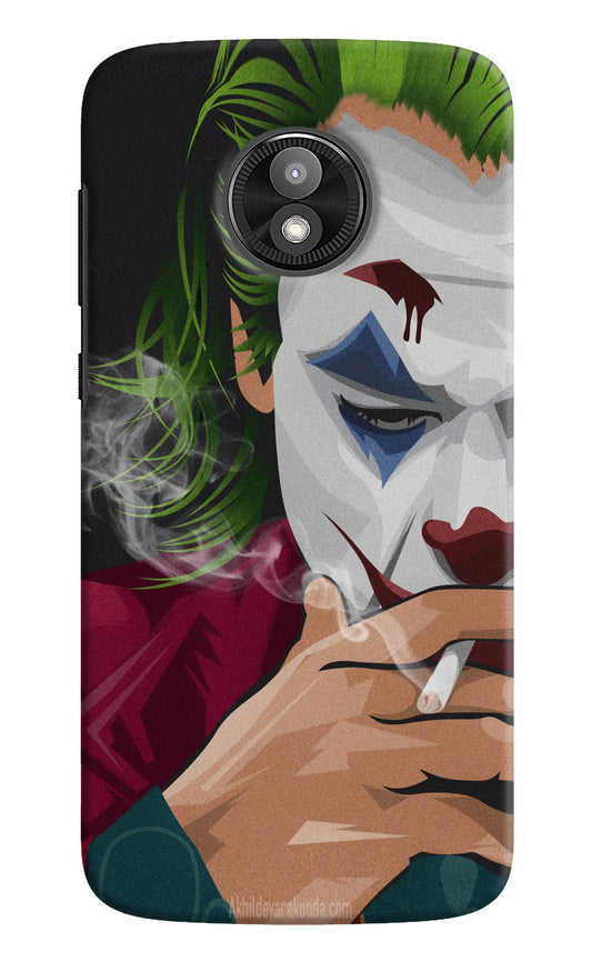 Joker Smoking Moto E5 Play Hard Case Back Cover by Casekaro