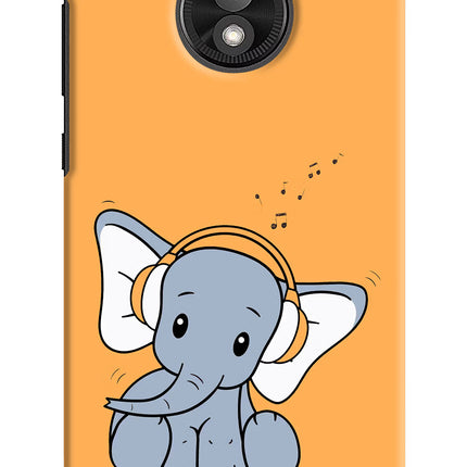 High On Music Moto E5 Play Hard Case Back Cover by Casekaro