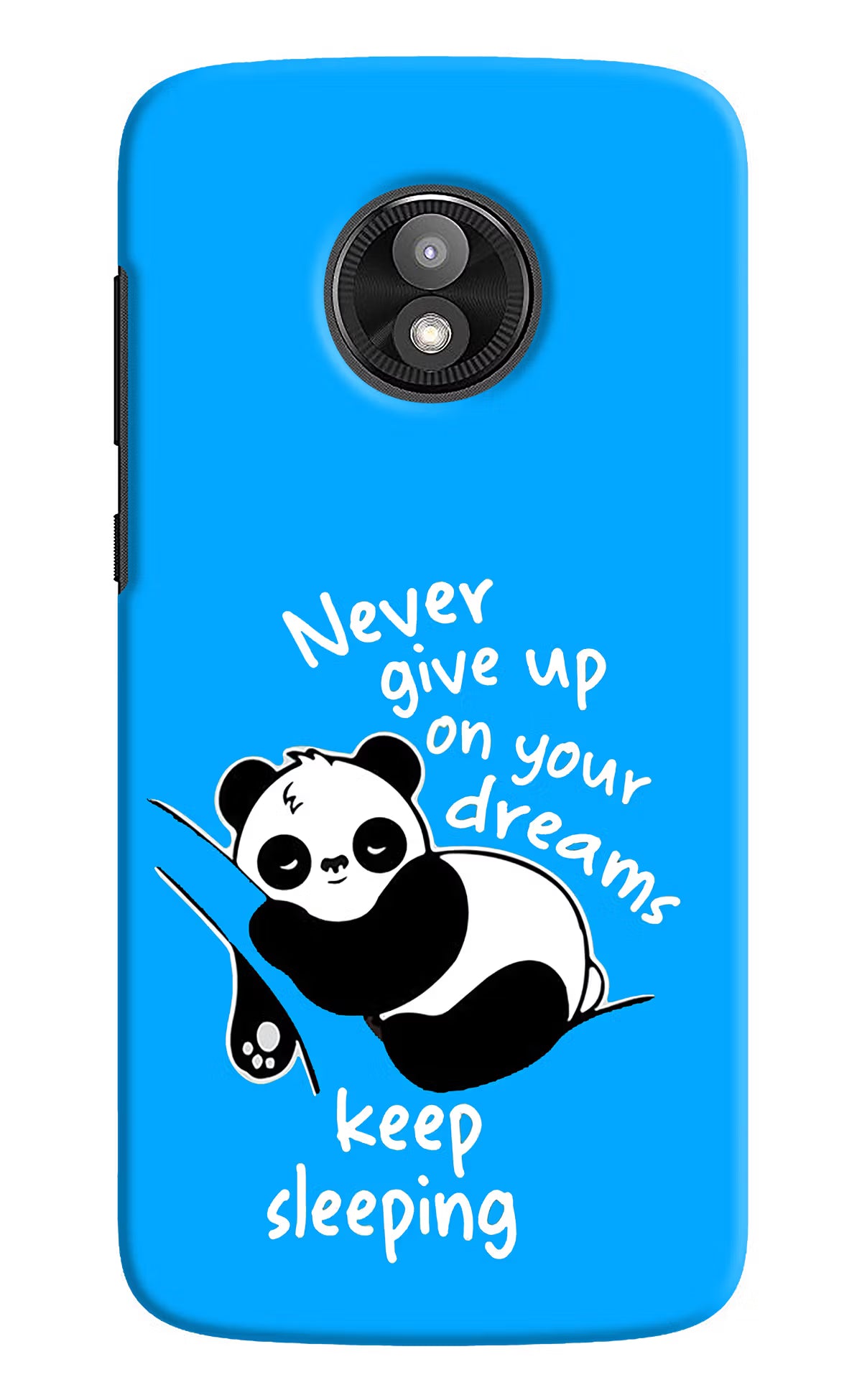 Keep Sleeping Moto E5 Play Hard Case Back Cover by Casekaro