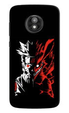 Naruto Two Face Moto E5 Play Hard Case Back Cover by Casekaro