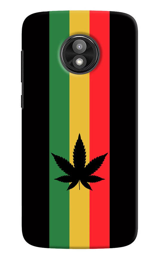 Weed Flag Moto E5 Play Hard Case Back Cover by Casekaro