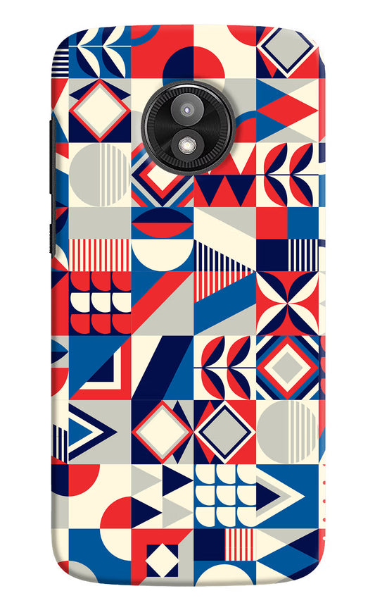 Colorful Pattern Moto E5 Play Hard Case Back Cover by Casekaro