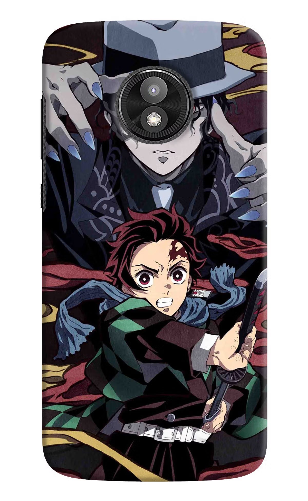 Demon Slayer Moto E5 Play Hard Case Back Cover by Casekaro