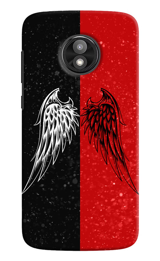 Wings Moto E5 Play Hard Case Back Cover by Casekaro
