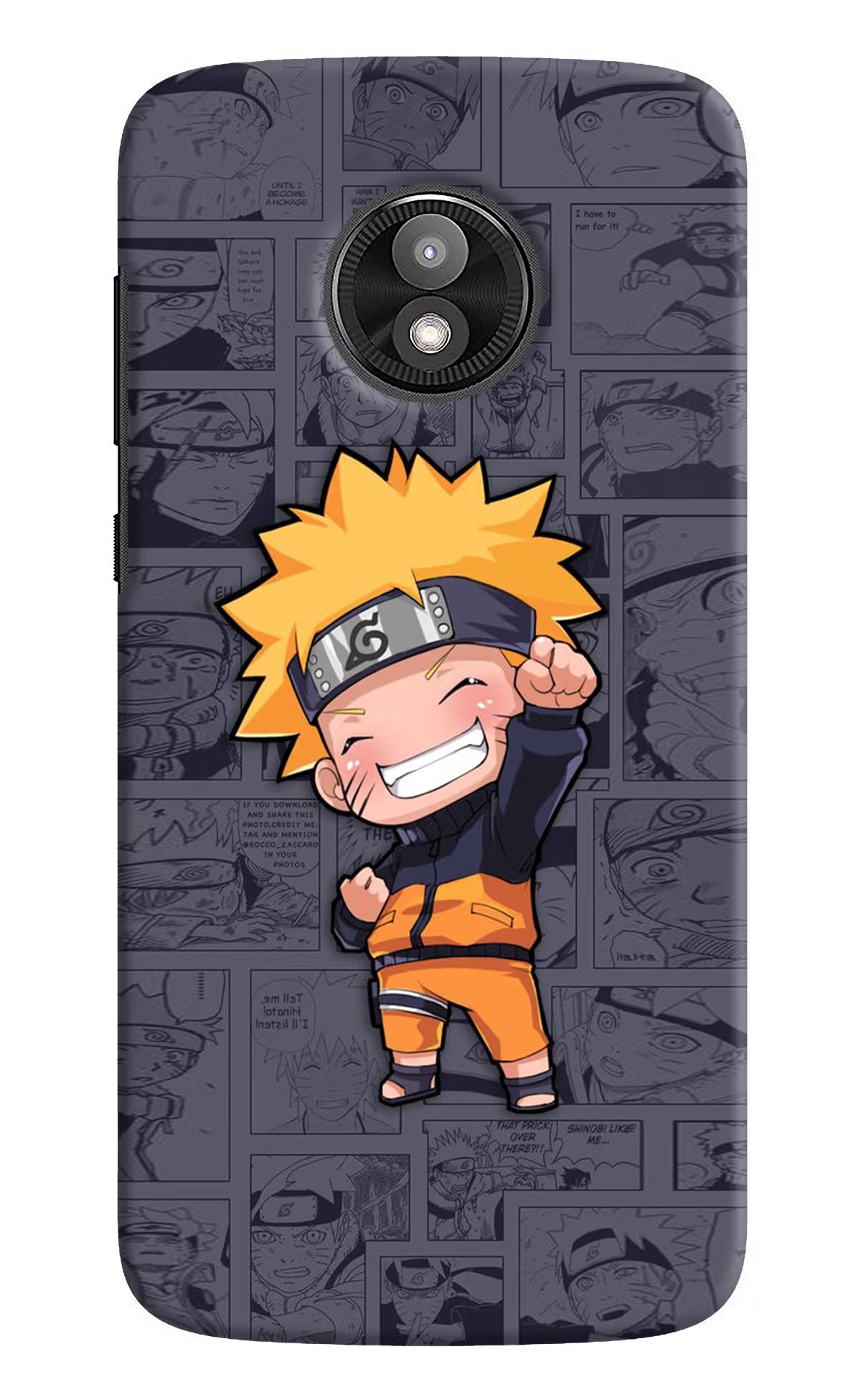 Chota Naruto Moto E5 Play Hard Case Back Cover by Casekaro