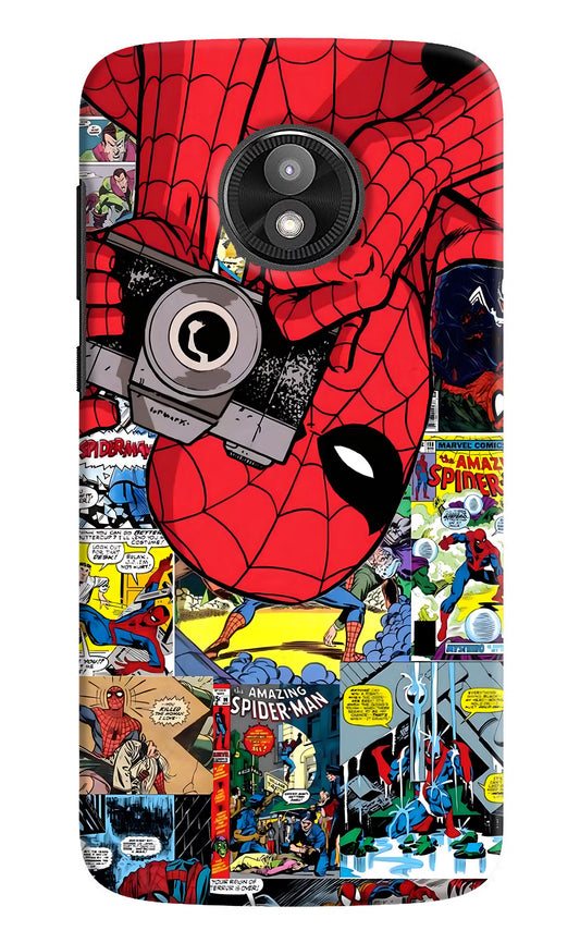 Spider Man Moto E5 Play Hard Case Back Cover by Casekaro