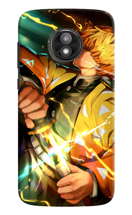 Demon Slayer Moto E5 Play Hard Case Back Cover by Casekaro