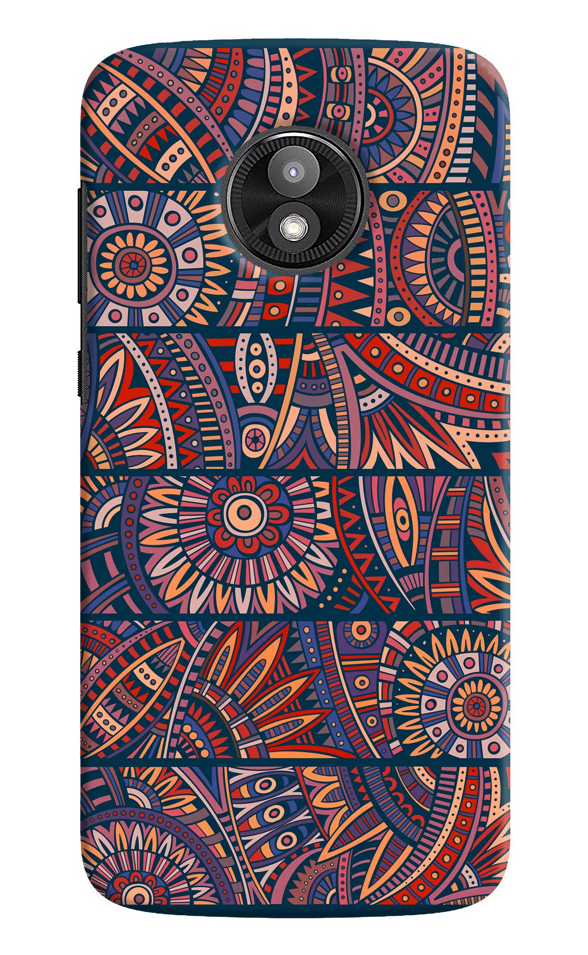 African Culture Design Moto E5 Play Hard Case Back Cover by Casekaro