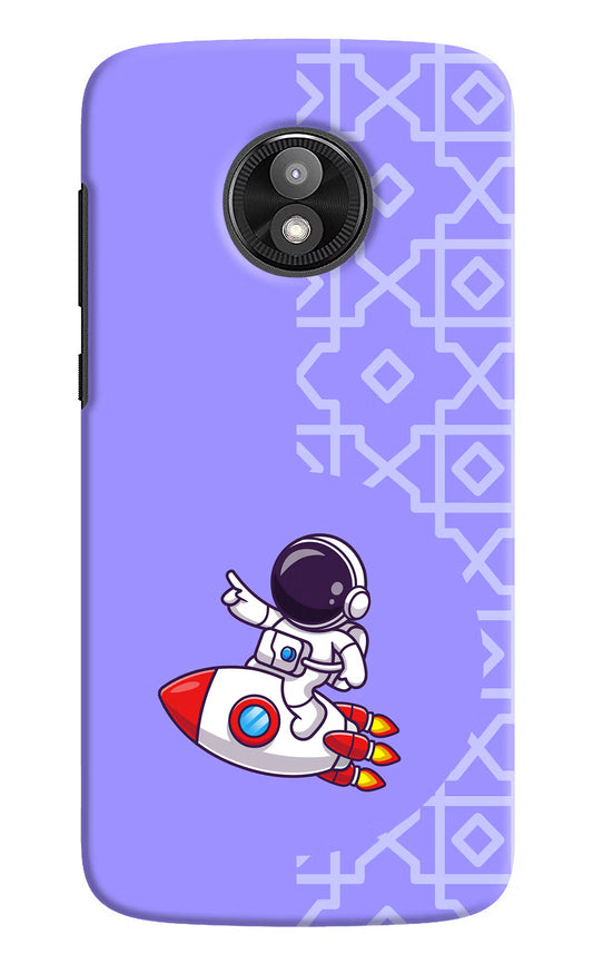 Cute Astronaut Moto E5 Play Hard Case Back Cover by Casekaro