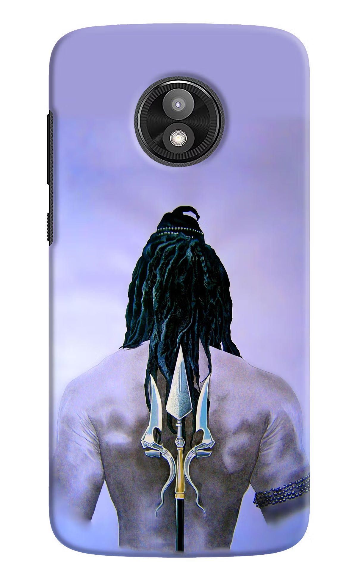 Shiva Moto E5 Play Hard Case Back Cover by Casekaro
