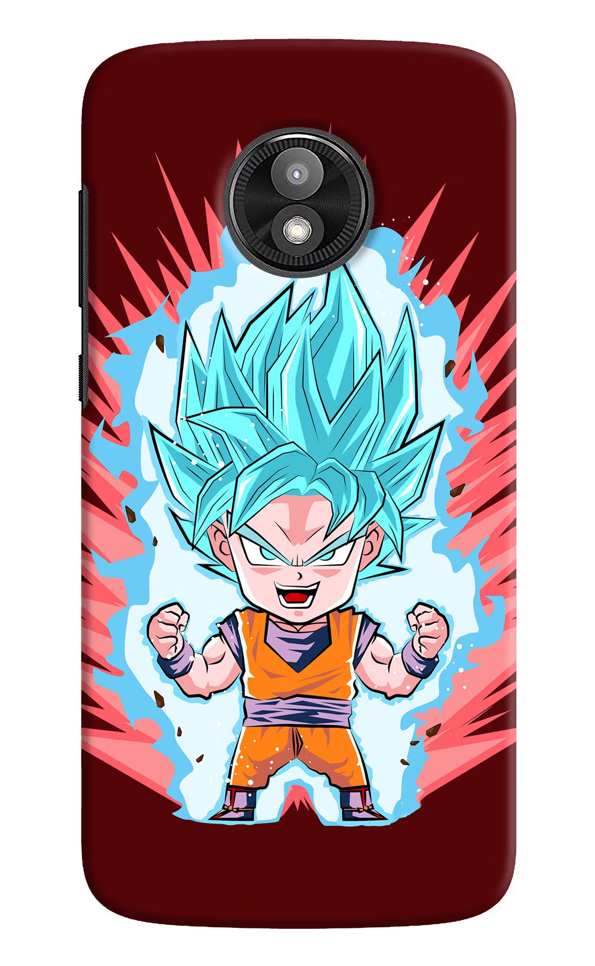 Goku Little Moto E5 Play Hard Case Back Cover by Casekaro