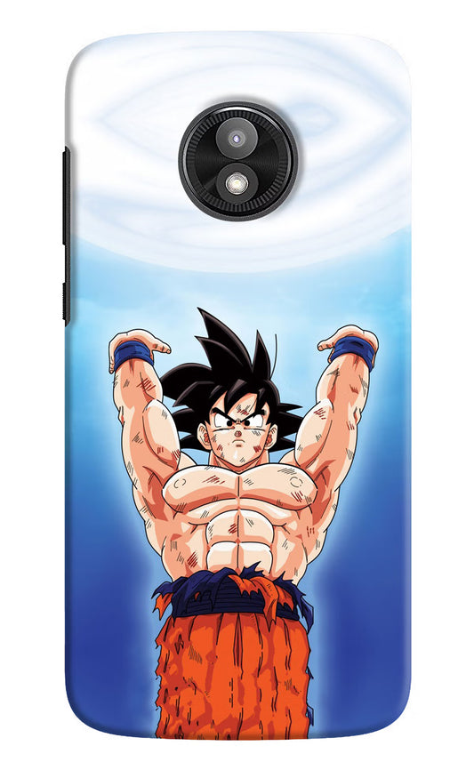 Goku Power Moto E5 Play Hard Case Back Cover by Casekaro