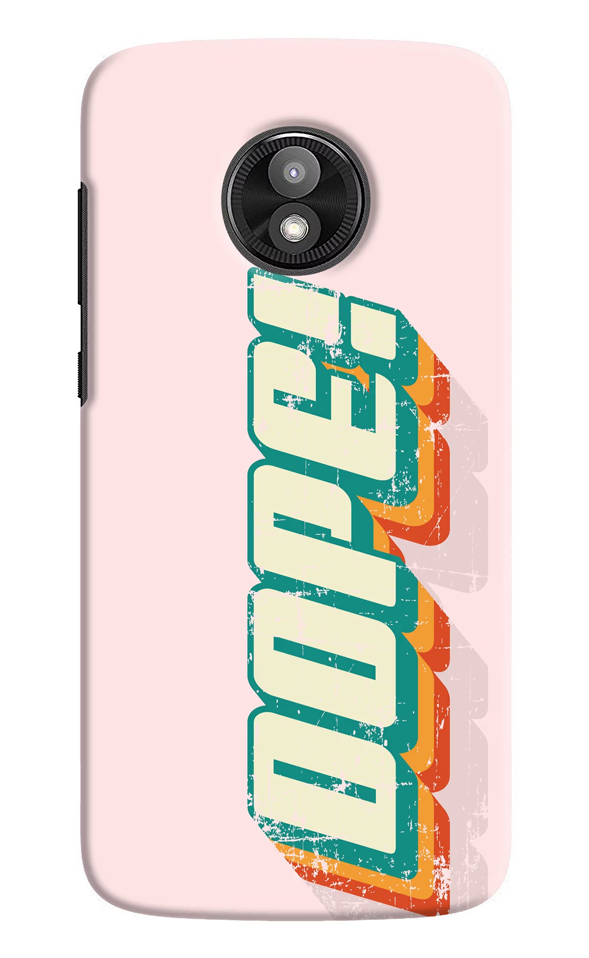 Dope Moto E5 Play Hard Case Back Cover by Casekaro