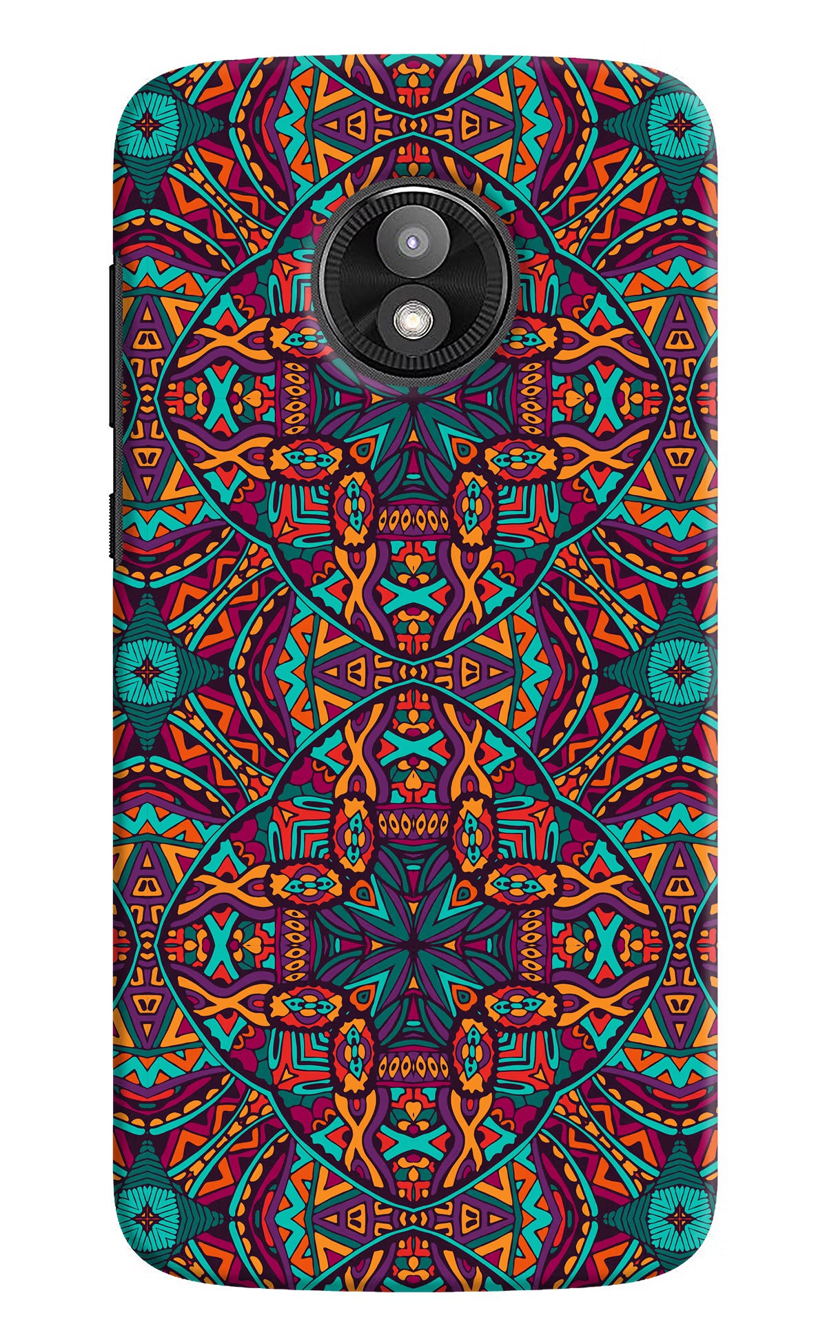 Colour Mandala Moto E5 Play Hard Case Back Cover by Casekaro