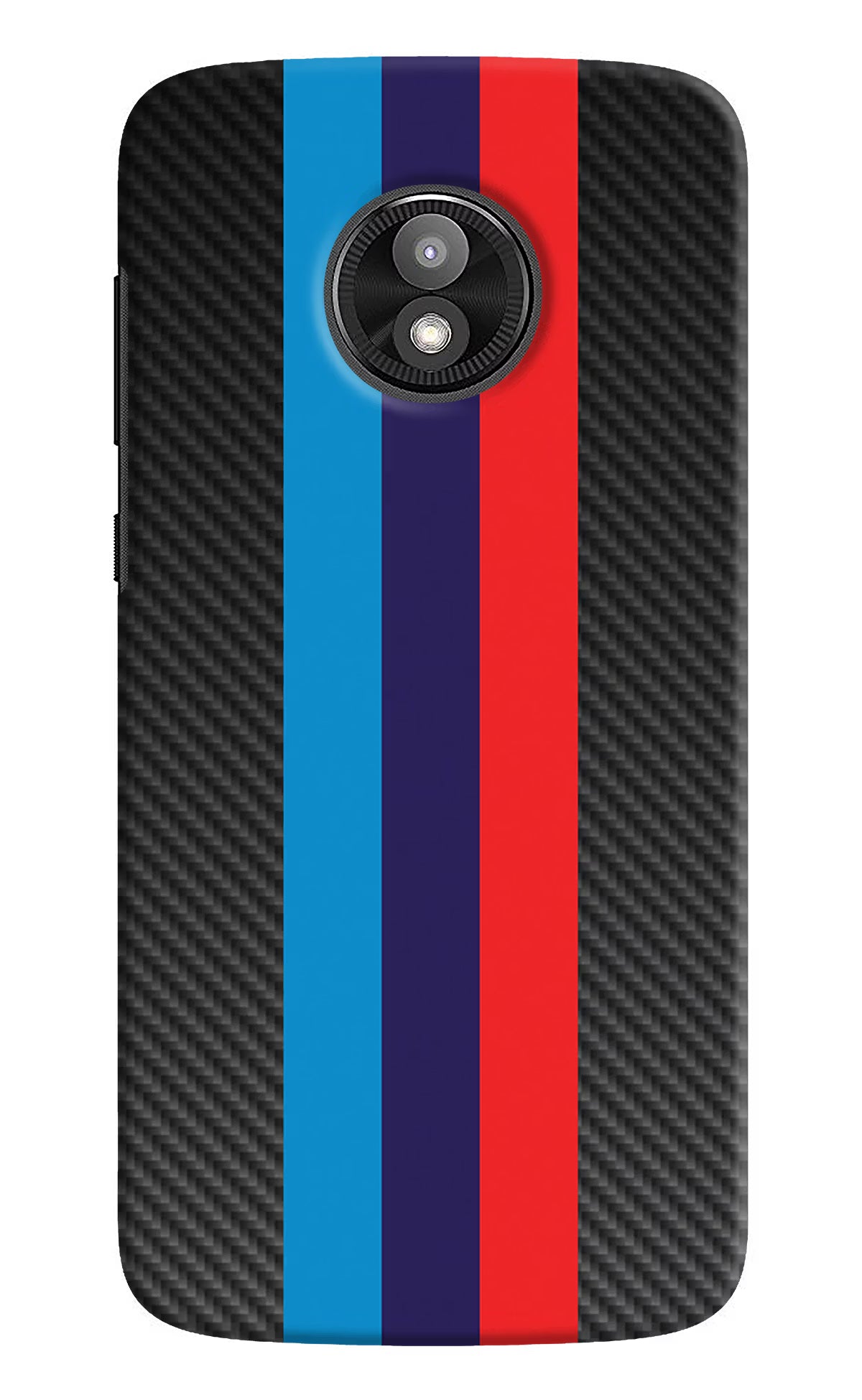 BMW Stripes Pattern Moto E5 Play Hard Case Back Cover by Casekaro