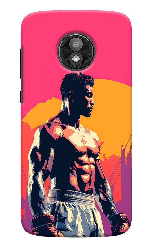 Sunset Warrior (AI Generated) Moto E5 Play Back Cover