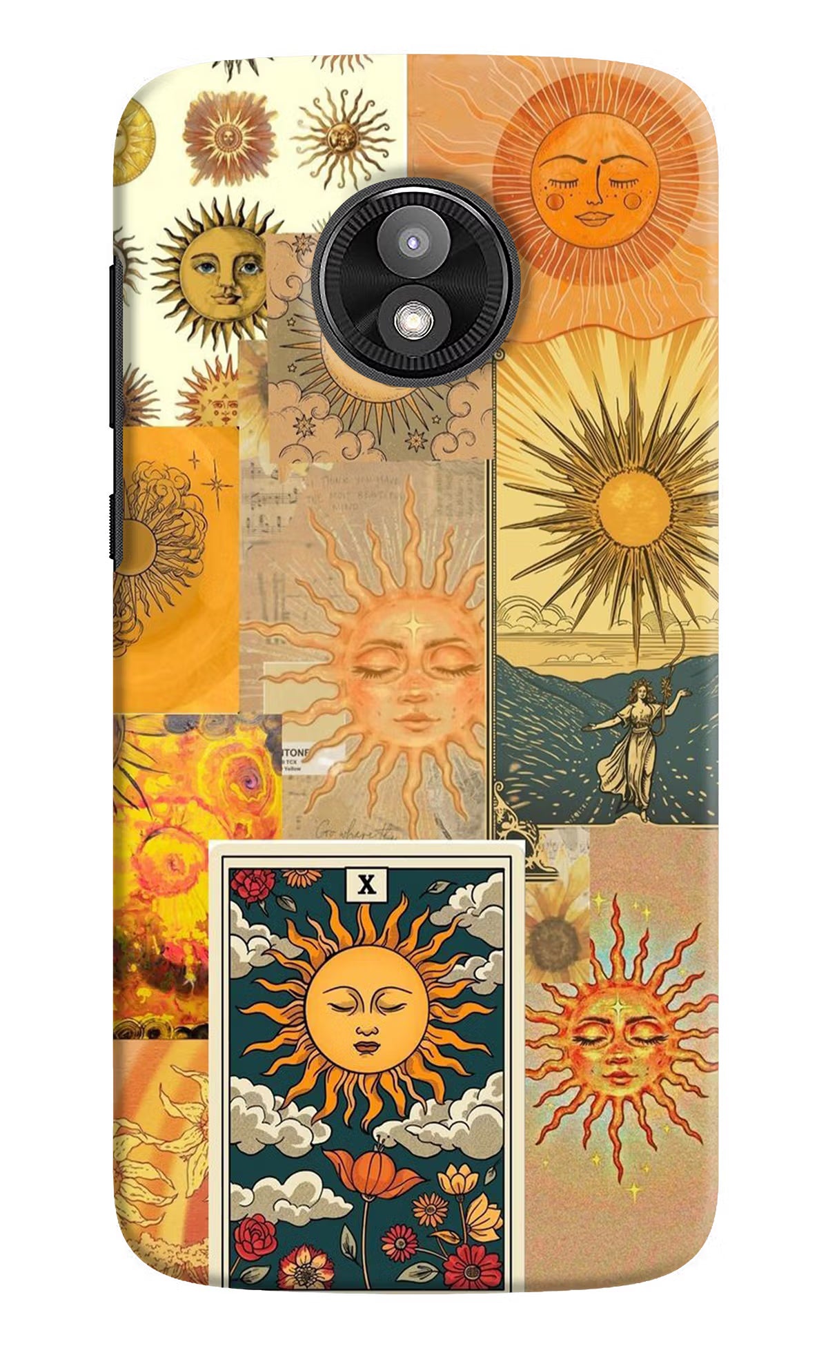 Sun Moto E5 Play Hard Case Back Cover by Casekaro