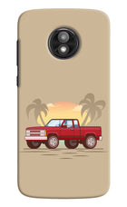 Desert Classic Drive Moto E5 Play Hard Case Back Cover by Casekaro