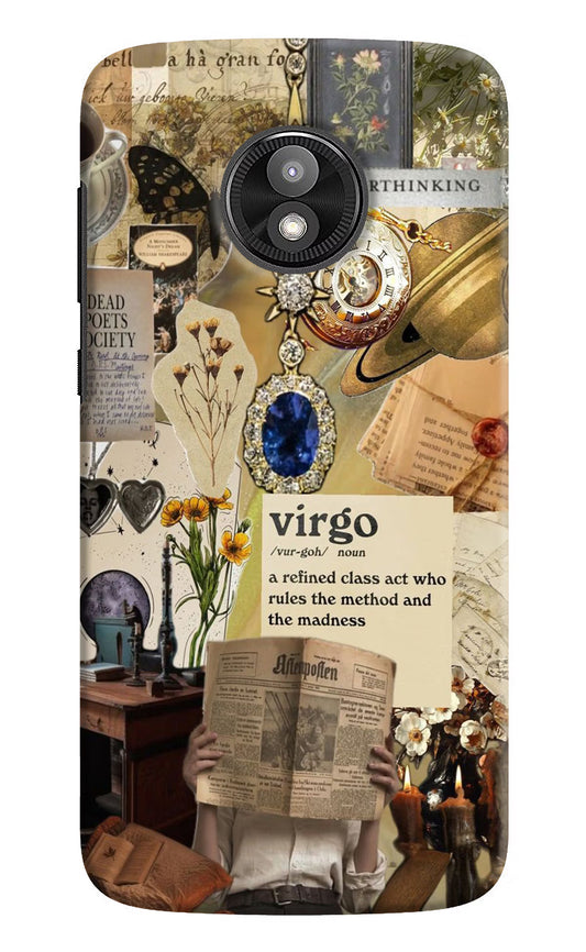 Virgo Zodiac Moto E5 Play Hard Case Back Cover by Casekaro
