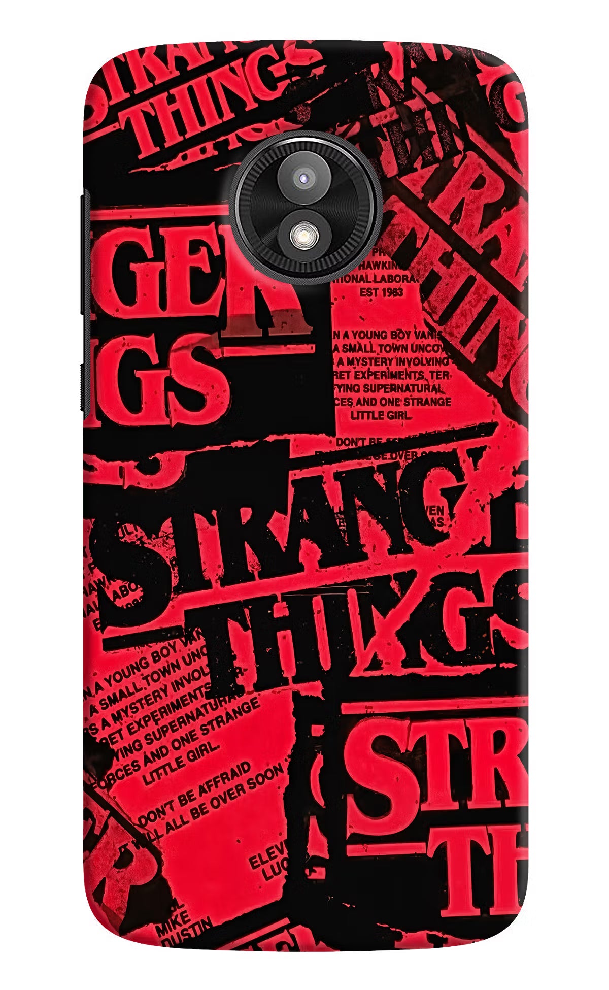 Ordinary Things Moto E5 Play Hard Case Back Cover by Casekaro