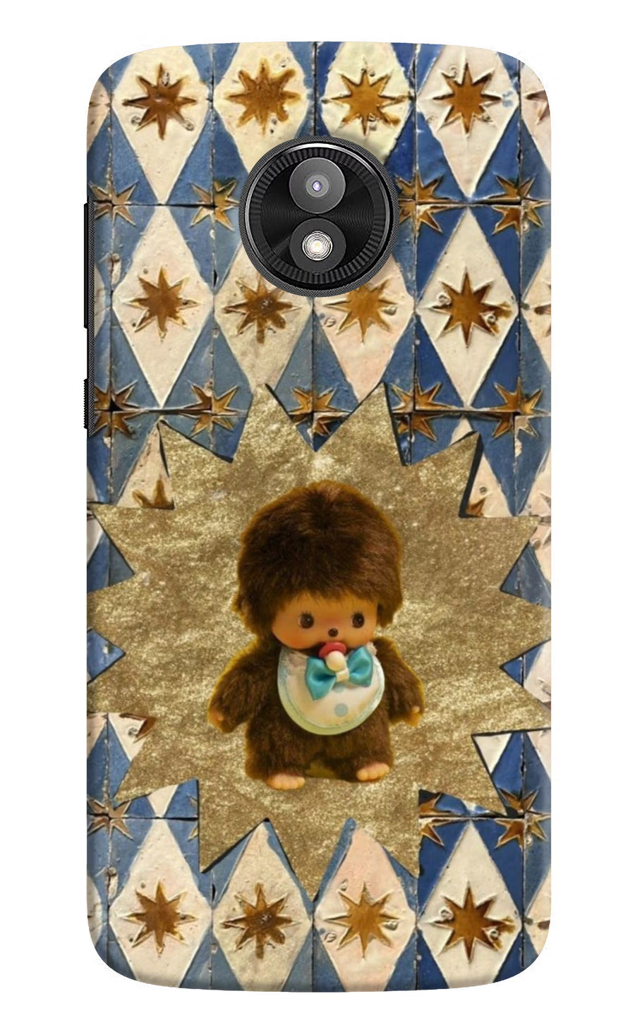 Woodooo Moto E5 Play Back Cover, Hard case