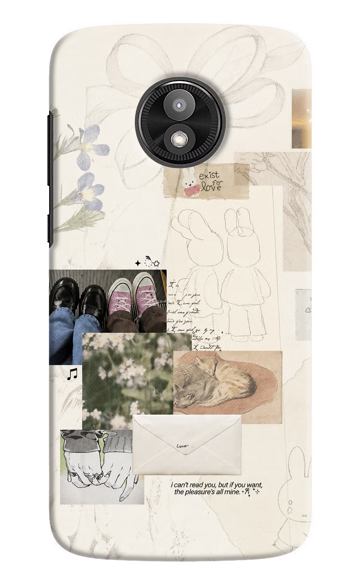 Soft Aesthetic Moto E5 Play Back Cover