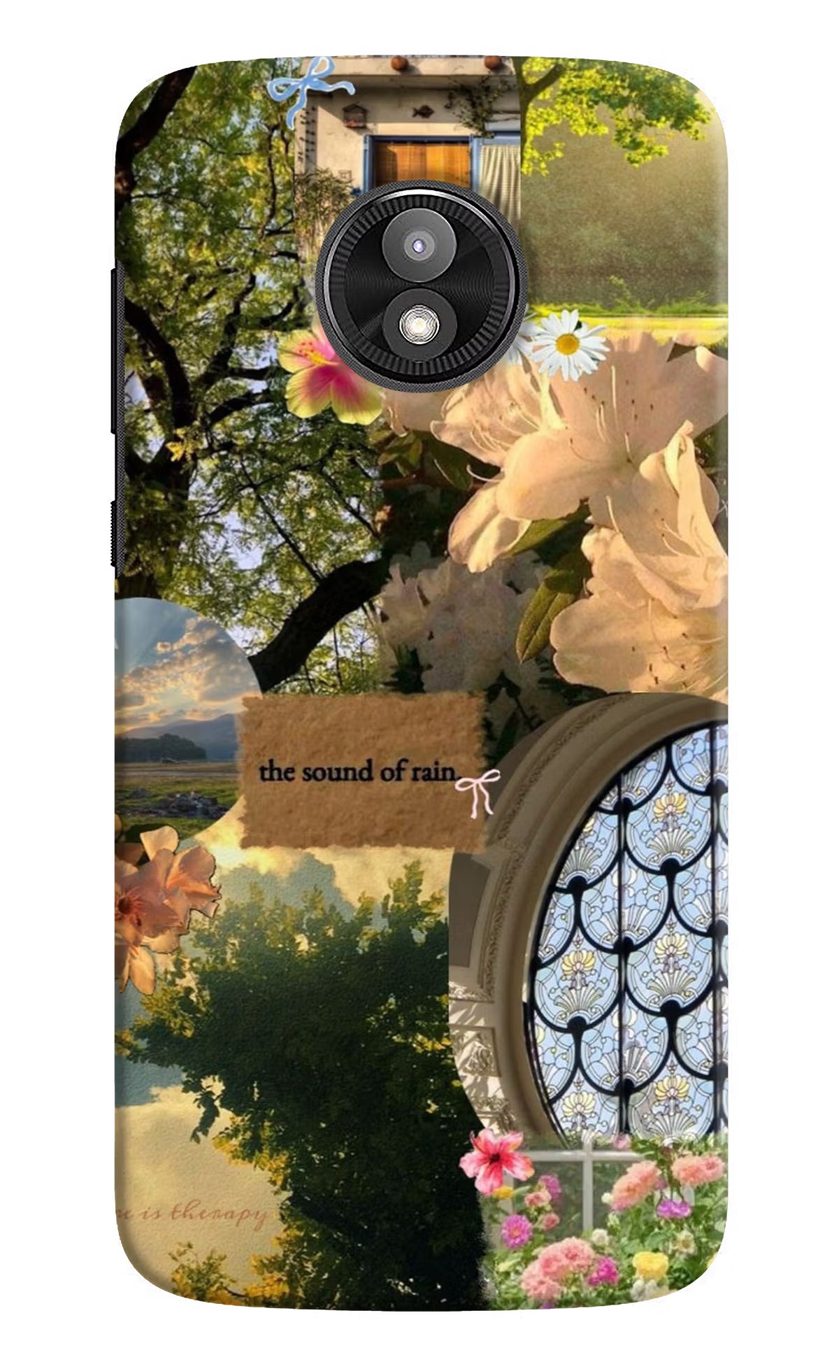 Rain Moto E5 Play Back Cover