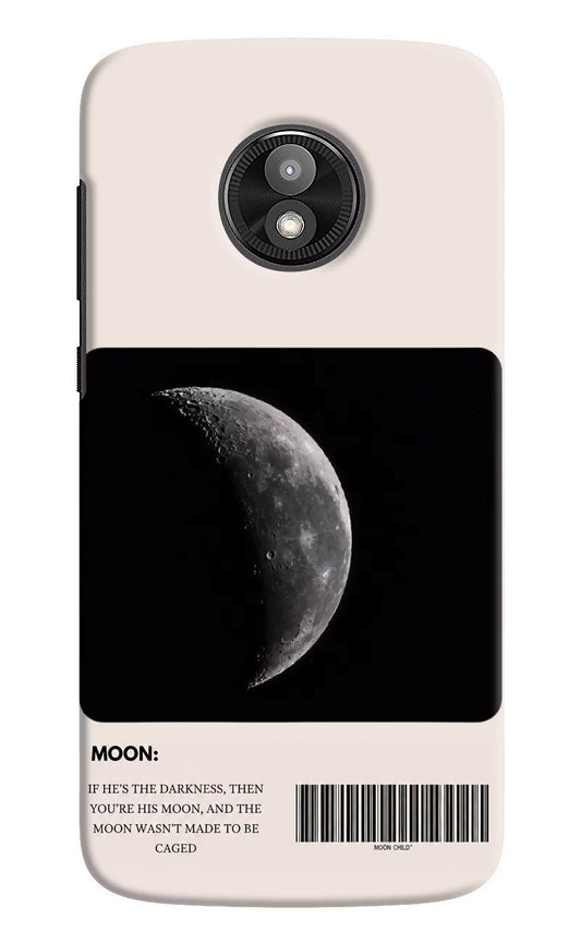 Moon Phase Moto E5 Play Hard Case Back Cover by Casekaro