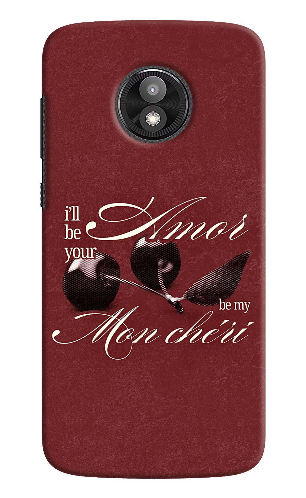 Velvet Cherry Moto E5 Play Back Cover