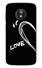 Love Line Moto E5 Play Hard Case Back Cover by Casekaro