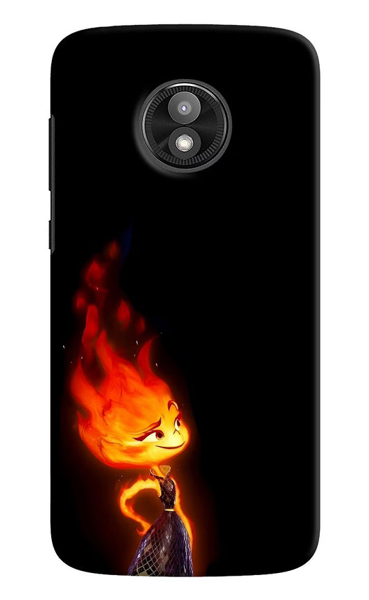 Ember Flame Moto E5 Play Back Cover