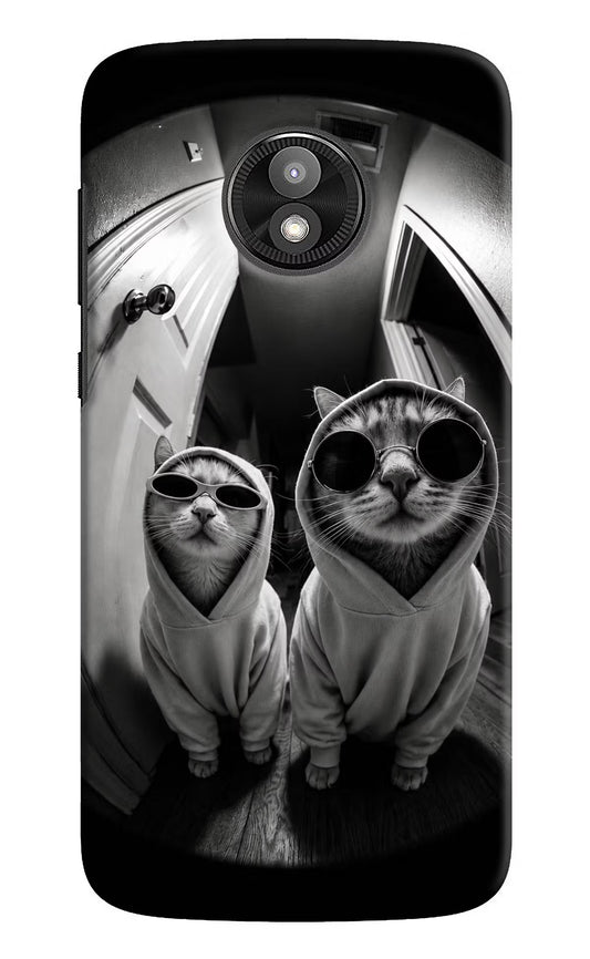Hood Cats Moto E5 Play Hard Case Back Cover by Casekaro