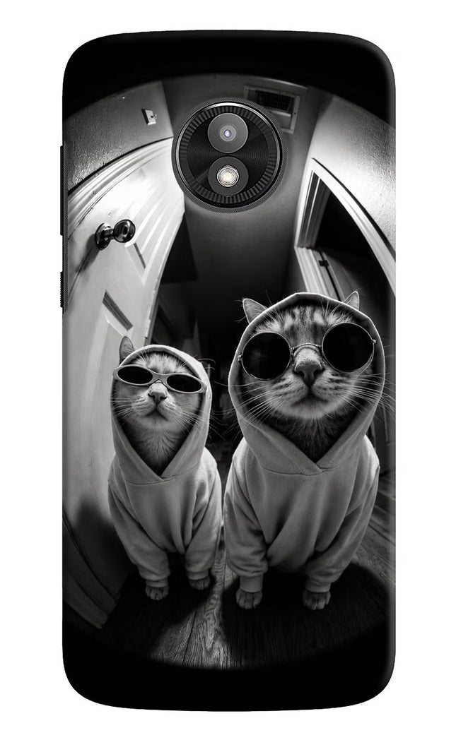 Hood Cats Moto E5 Play Hard Case Back Cover by Casekaro