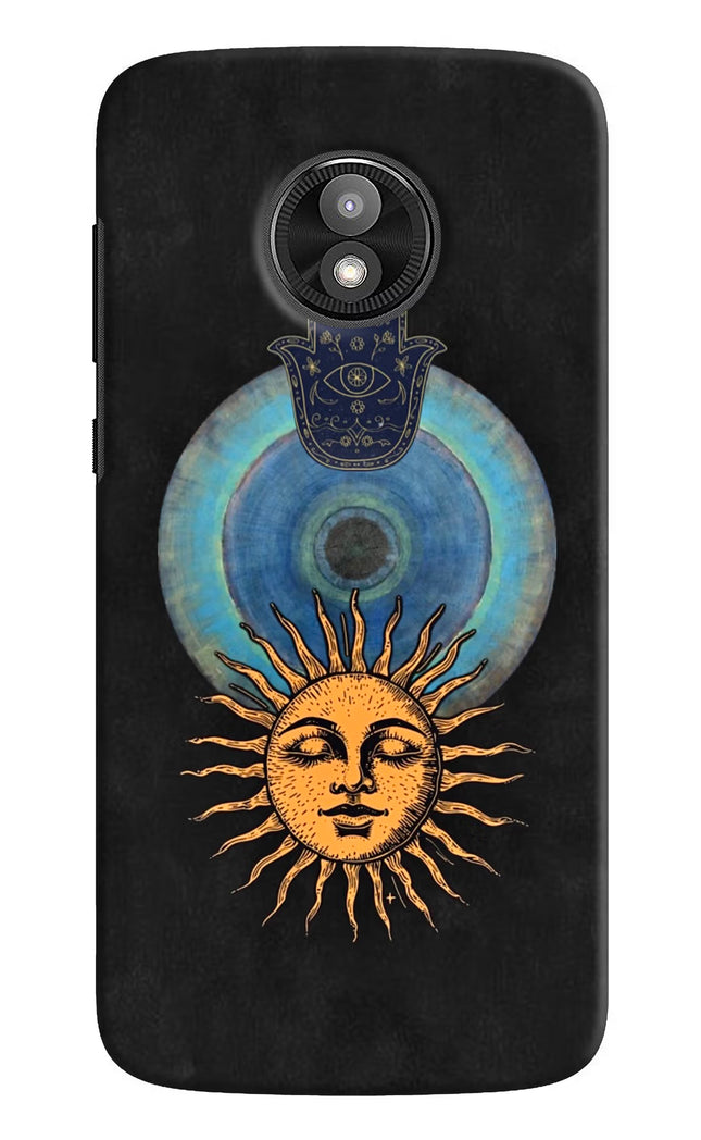 Divine Sun Moto E5 Play Hard Case Back Cover by Casekaro