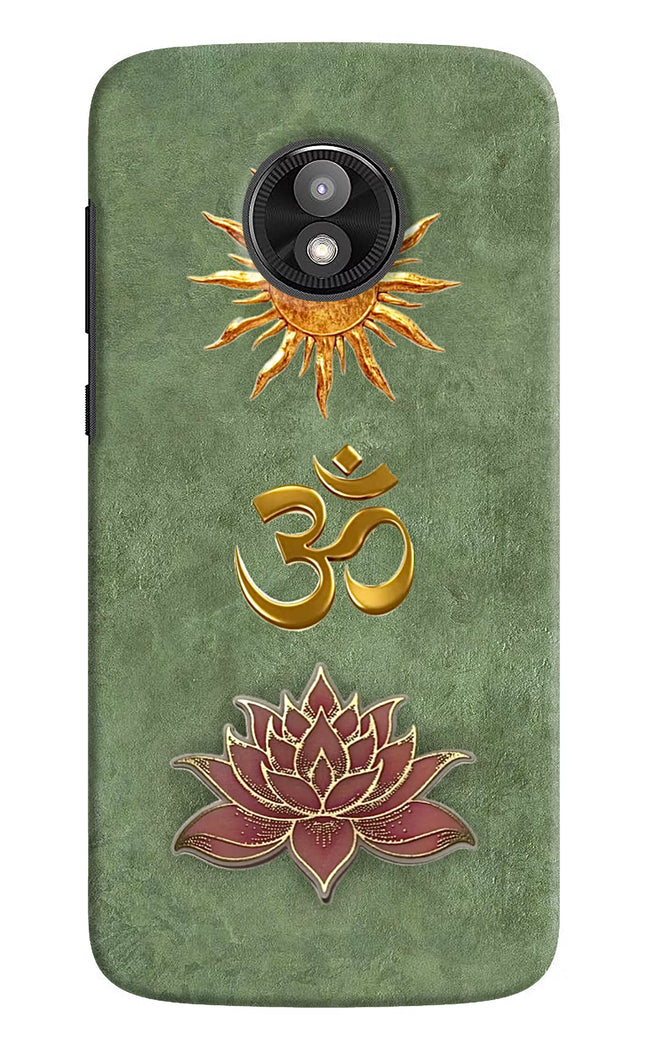 Om & Lotus Moto E5 Play Back Cover