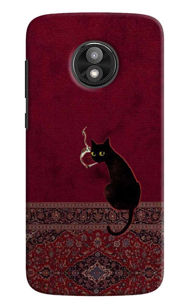 Midnight Cat Moto E5 Play Hard Case Back Cover by Casekaro