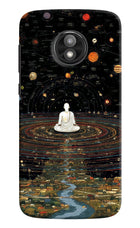 Space Monk Moto E5 Play Hard Case Back Cover by Casekaro