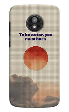 Pixel Sun Moto E5 Play Hard Case Back Cover by Casekaro