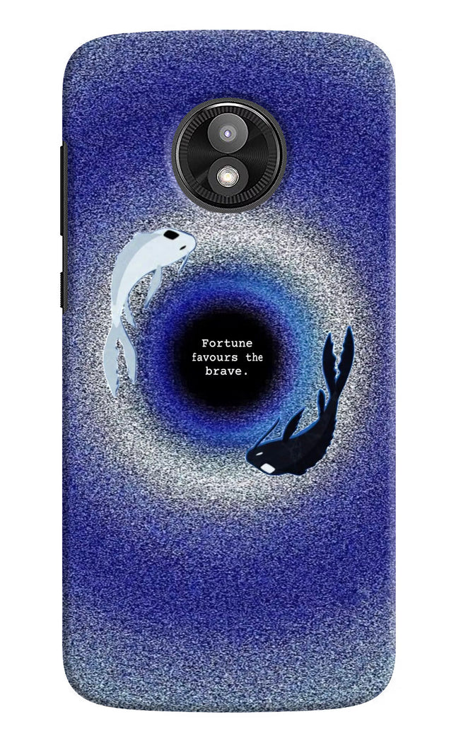 Dark Koi Moto E5 Play Hard Case Back Cover by Casekaro