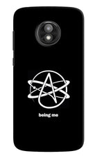 Atheist Symbol Moto E5 Play Hard Case Back Cover by Casekaro