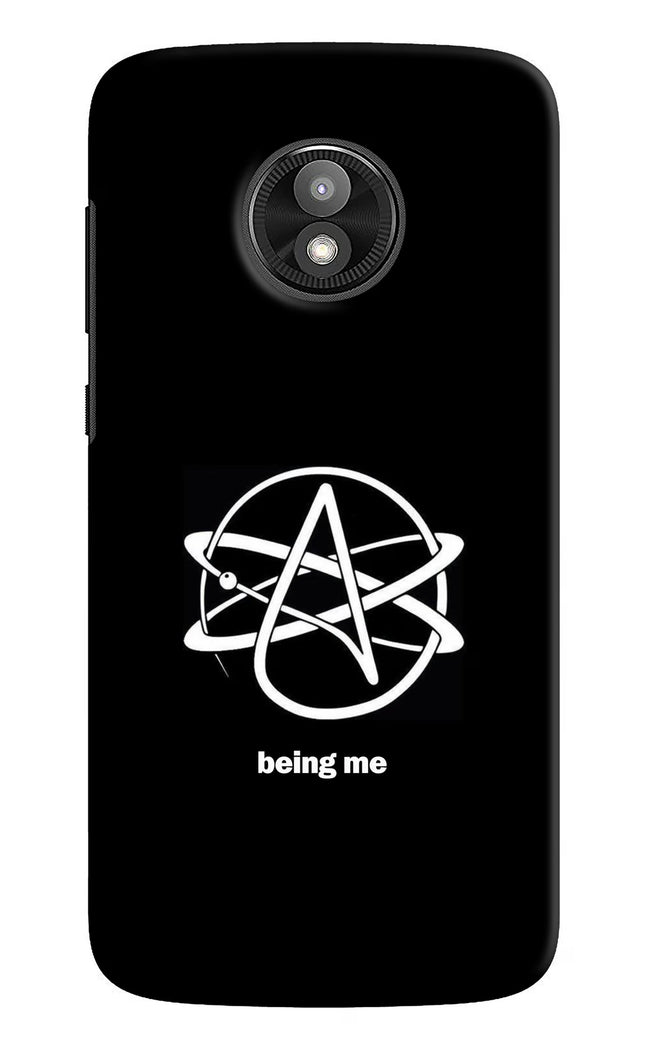Atheist Symbol Moto E5 Play Hard Case Back Cover by Casekaro