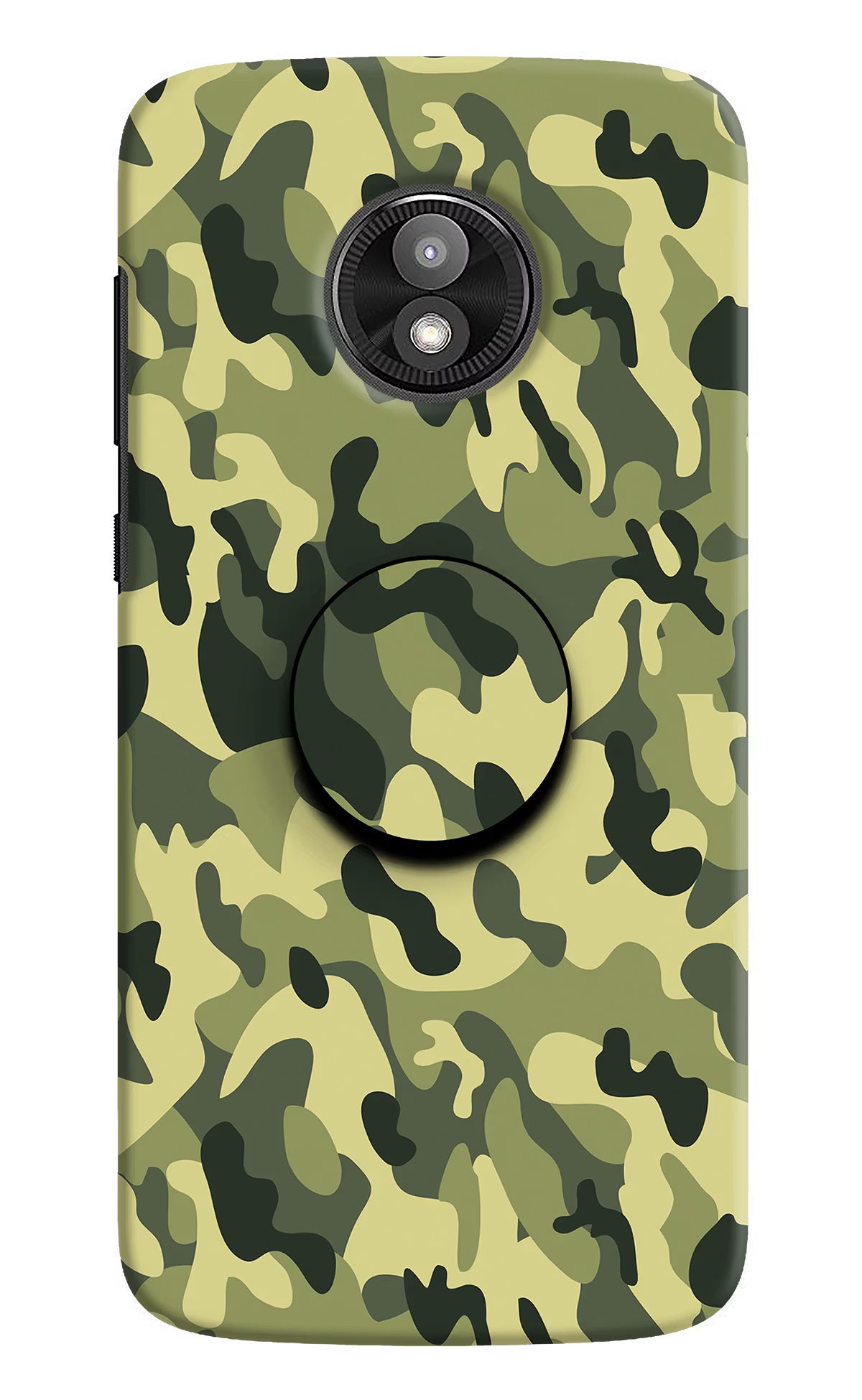 Camouflage Moto E5 Play Pop Case by Casekaro