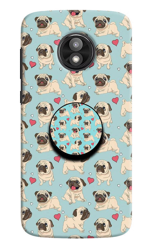Pug Dog Moto E5 Play Pop Case by Casekaro