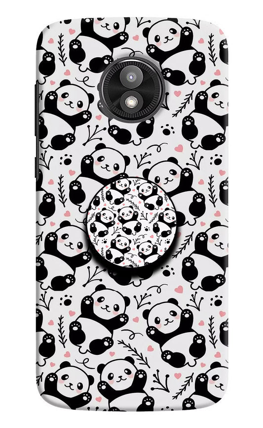 Cute Panda Moto E5 Play Pop Case by Casekaro