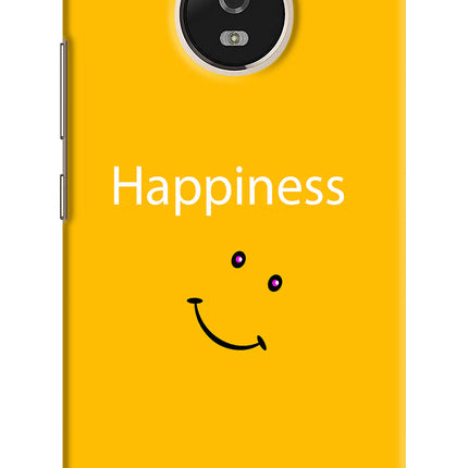 Happiness With Smiley Moto G5 Hard Case Back Cover by Casekaro
