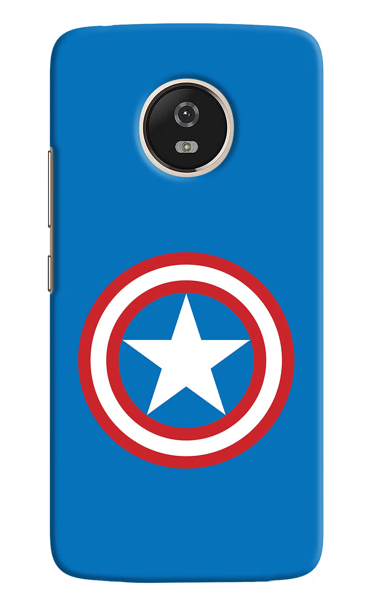 Captain America Logo Moto G5 Hard Case Back Cover by Casekaro