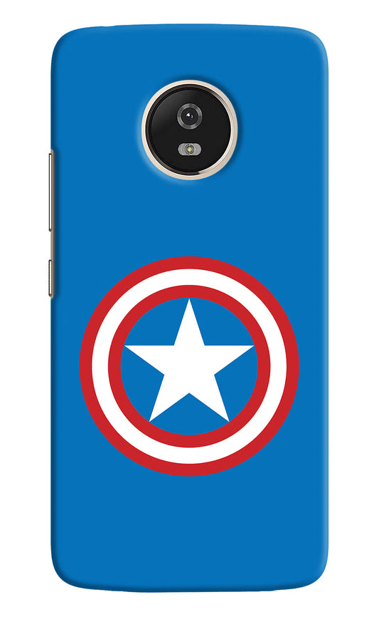 Captain America Logo Moto G5 Hard Case Back Cover by Casekaro